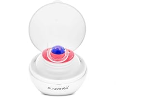 Suavinex, Stérilisateur de Sucettes Nomade à Rayons Ultraviolets (UV), Sans Agents Chimiques, Stérilise en 3 Minute, Fonctionne avec USB ou avec Piles. Élimine 99% des Germes. Perle
