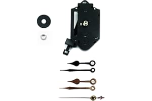 Clock-it Meccanismo Orologio a Pendolo con Canotto. Kit per Riparazione, Sostituzione o Realizzazione Orologio Pendolo da Parete.Kit fai da te.