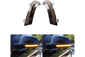 SANI LIGHT THE WORLD 2PCS Turn Signal Light Dynamic Flashing Side Mirror Indicator LED Lamp Compatible with Volk swagen Golf 5 Jet ta MK5 Pas sat B5.5 B6 EOS Sha ran GTI MK5