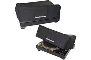 TECHNICS - Cubierta antipolvo para tocadiscos SL-1200 / SL-1210 y Pioneer PLX-1000 [resistente al agua, antiestática, tela de alta calidad] por DigitalDeckCovers