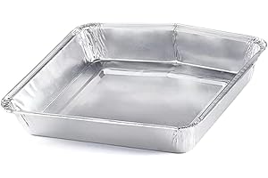 BRATI Einweg-Fettschalen aus Aluminium, kompatibel mit Napoleon TravelQ-Serie, Ersatzteil Napoleon 62006 für TravelQ 240/285/285X tragbarer Propangasgrill, Silber, 30 Stück