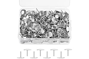 Confezione da 500 Puntine da Disegno, BetterJonny 9.5mm Puntine nichelate, Argento