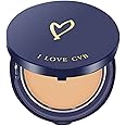 CVB C25 Perfect Pressed Powder for Long Lasting Effect, Weightless Stay Compact Powder for Makeup Base, Enhances Skin Tone, Blurs Imperfections (04, Natural Nude)