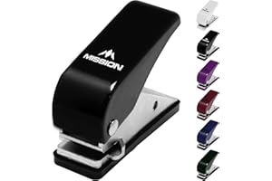 Mission Darts | Flight Punch | Pocket Size | Easy to Use Tool | Multiple Colours Available. (Black)