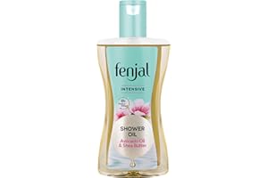Fenjal Intensive Shower Oil, Lightly Foaming Milk, Smooth & Hydrating, Bergamot & Vanilla, 225 ml