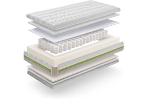 ‎MY BABY MATTRESS My Baby Mattress wärmeregulierende Baby-Matratze Dory 70x140 cm Oeko TEX Zertifiziert, Wendematratze mit Trittkante, Atmungsaktiv, Bezug waschbar