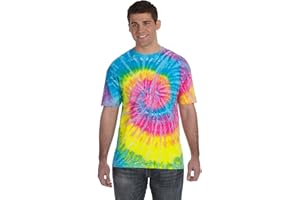 Colortone Unisex Batik T-Shirt 'Swirl' | Batik Shirt S - 5XL mit verschiedenen Mustern | Flower Power Kleidung Damen Herren aus Baumwolle | Handgefärbtes Batik Design