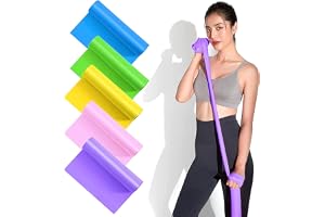 SKY-TOUCH Latex Resistance Exercise Band 5Pcsexercise Bands For Physiotherapy, Strength Training & Fitness Workouts, Pilates, Stretching And Yoga Physical Therapy Fitness