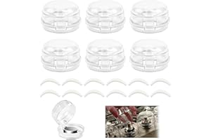 JUGUTA 6 Cache-Boutons de Cuisinière pour Sécurité Bébé, Couverture de Bouton pour Cuisinière, Bloc de Protection pour la Sécurité de Enfants, Bouton de Sécurité Four, Protection pour Cuisinière à Gaz