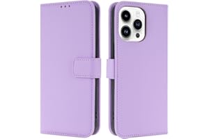 TQIAHF Coque pour iPhone 14 Pro, Coque Etui avec Porte Carte à Rabat Clapet Portefeuille Cuir Pochette Magnétique Antichoc Flip Case Étui Cover Housse Protection Coque pour iPhone 14 Pro,Violet