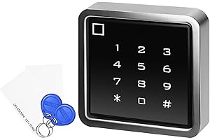 MIRATIC Digicode Portail avec Tuya App Serrure Connectée WiFi avec Lecteur de Porte-Clés RFID et Cartes Résistante IP68