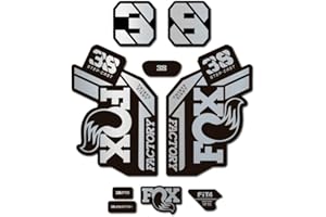 STAR SAM Pegatinas Compatibles con horquilla bici Fox 38 Factory Step Cast 2021 Cromado espejo 1 CMT