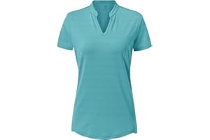 donhobo Damen T-Shirt Kurzarm V-Ausschnitte Laufshirt Sommer Leichte Atmungsaktiv Schnell Trockened Sport Fitness Running Yoga Tops