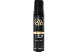 Bondi Sands - Self Tanning Foam Liquid Gold - Self Tanning Foam för en snabb och naturlig solbränna utan sol, 200 ml