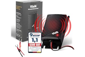 Viaik® Anti Fouine Voiture avec Ultrasons – Anti Rongeur Voiture à Brancher sur Batterie 12V – Répulsif Ultrason Souris et Rats, Anti Martre pour Moteur et Capot