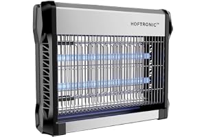 HOFTRONIC - Elektrisk Insektsfälla - 16 Watt - 4200 Volt - Lämplig för 50 m² - Inkl. Euro-plugg - Högspänning