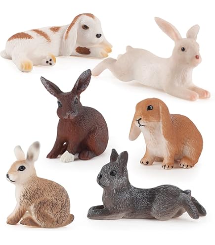 SCHLEICH 13698 – Kaninchen, Putzend – Detailreiche Tierfigur Für Kinder & Sammler