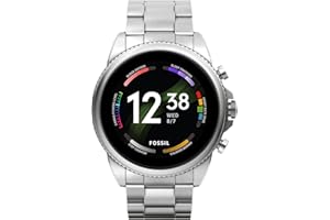 Fossil Herren Touchscreen Smartwatch 6. Generation mit Lautsprecher, Alexa Built-in, Herzfrequenz, NFC und Smartphone Benachrichtigungen