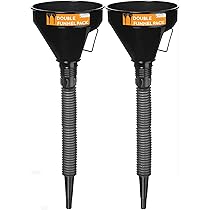 LYTiang Black Car Motorcycle Flexible Funnel Spout Mesh Screen Strainer