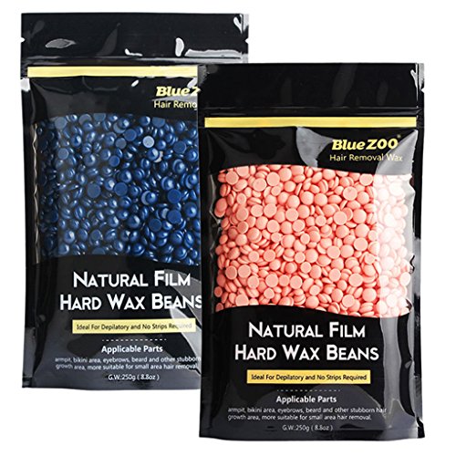 MagiDeal 2 Pieces 250g Stripless Hard Wax Beans/ Brazilian Granules Arm Leg Face Hair Removal Waxing Hot Body Bikini Depilatory RS.1170 (51.00% Off) - Amazon