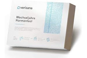 Verisana Wechseljahre Test Hormone Frauen – Hormonspeicheltest (Meno Balance) auf Östrogene (Östradiol & Östriol), DHEA, Progesteron & Testosteron – Wechseljahresbeschwerden identifizieren & behandeln