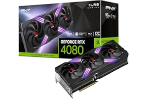PNY GeForce RTX® 4080 16GB XLR8 Gaming VERTO EPIC-X RGB™ Overclocked Triple Fan
