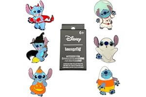 FUNKO Loungefly - Disney: Stich Halloween - Blind Box Enamel Pin - 1 Of 6 to Collect - Styles Vary - Disney: Lilo & Stitch - Blind Box Enamel Pins - Cute Collectable Novelty Brooch - for Backpacks