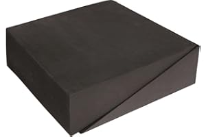Trademark Innovations 12" Foam Incline Stretch Wedge-Set of 2-by Brand Innovations-Cuña elástica con inclinación de Espuma, Negro