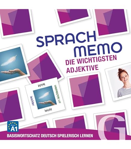 Hueber SPRACHMEMO – Der Mensch – Basiswortschatz Deutsch A1 – Spielerisch Vokabeln Lernen Mit 108 Karten
