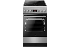 Amica Standherd Umluft Glaskeramik Kochfeld Teleskopauszug (50cm Standherd)