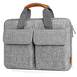 maletin portatil 14 pulgadas corte ingles Estilo minimalista: el bolso es de estilo simple pero elegante, para hombre y mujer, perfecto para todo tipo de situación, como el trabajo, la universidad o el tiempo libre.