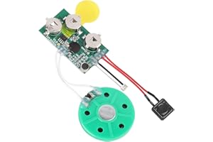 DIYEENI Moduł dźwiękowy, nagrywanie i odtwarzanie głosu, moduły głosowe do kart okolicznościowych DIY Moduł odtwarzacza dźwięku, nagrywanie dźwięków 60 sekund na karty podarunkowe j