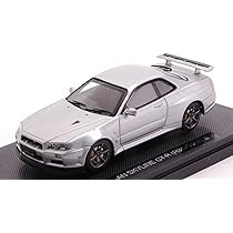 MM P EBBRO 1/43 Nissan Skyline GT-R R34 V Spec II Silver (Japan