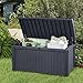 Produktbild Keter Borneo Rattan Stil Garten Deck Bench Box 400L aus Kunststoff Kapazität