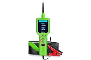 TOPDIAG P100 Pro Power Circuit Probe Kit, 9v-30v Automotive Circuit Tester 12V 24V AC DC Digital Voltage Tester, Multimeter Short Finder with Oscilloscope Component for Cars Truck