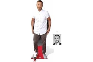 BUNDLEZ-4-FANZ FAN PACKS BY STARSTILLS G Barlow White Shirt Lifesize and Mini Lifesize 2D Cardboard Standup / Cutout Plus 20x25cm Photo