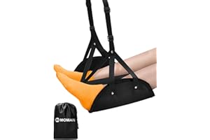 Moman Foot Rest Przenośny hamak dla dorosłych i dzieci do długiego lotu, podnóżka do samolotu i podróży samochodowych