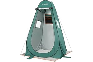 FIRINER Tente de Douche Instantanée, UTEBIT Pop up Tente de Toilette Camping Anti-UV Portable Cabine de Changement avec Un Sac de Transport pour la Plage, Pêche, Randonnée, Camp d'abri