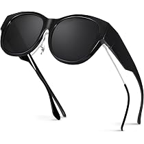 Myiaur 2er Pack Überzieh-Sonnenbrille Polarisiert – TR90 Rahmen, UV400 Schutz, Für Brillenträger