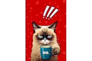 Grumpy cat notebook for everyone: 120 lined pages, size 6x9"