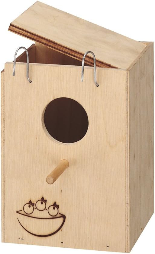 Ferplast Nido para Pájaros, Casas para pájaros, Casa en Madera FSC para Pájaros, Decoración de Exterior