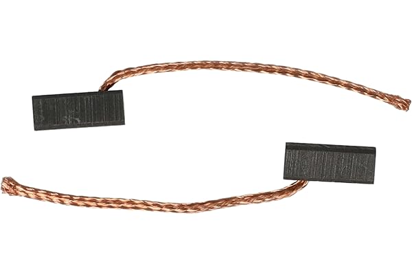 vhbw 2x kolborstar 10 x 4 x 4 mm för fläkt | Drift för jalusier och grindar, blåsenhet, motor, luftkonditionering, generator