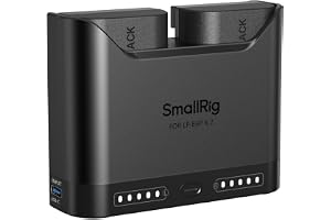 SMALLRIG LP-E6NH Battery Set w/Dual Charger for Canon R/5D/7D - 5484