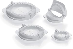 Tescoma Zestaw Form do Pierogów, Tworzywo Sztuczne, Szary, 15.1 x 5.4 x 21.4 cm