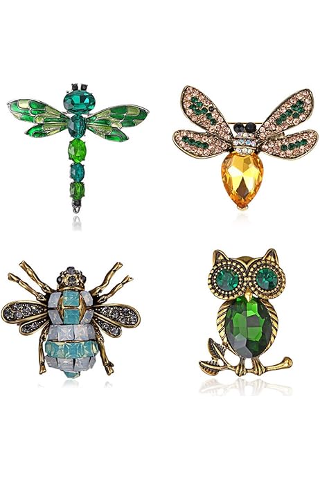 Spilla Vintage Donna Con Cammeo E Strass - Regalo Elegante Per Compleanni E Matrimoni