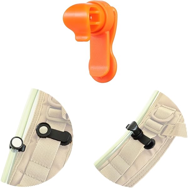 thumbnail image 2 of Hydration Bladder Clip USWE Hydration Pack Magnetic Tube Clip - Strong Magnet Drink Tube Holder For Backpacks & Jerseys Secure Tube Magnet 2 of 12