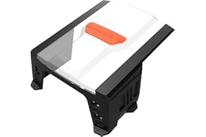 Yard Force Garage AR SH02 Amiro, LuV, X Models Robot Lawnmower Protection From Rain And Sun, With Sturdy Construction, Black