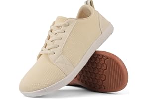 ZVJV Buty do chodzenia boso, dla mężczyzn i kobiet, szerokie palce, szerokie palce, buty Zero-Drop, minimalistyczne buty do biegania w terenie, spacery, białe, na lato