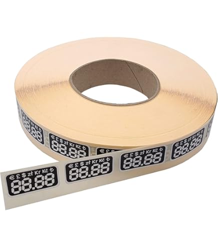 250 Cartellini Prezzi Adesivi Per Negozio - Etichette Promo Gialle Con Scritte HOT, SALE, NEW - Foto 5