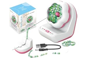 Lembeauty Perlen Spinner Elektrisch | USB Ladeschale Elektrischer Perlen Spinner Für Tonperlen | Tonperlenschleuder Zur Herstellung Von Schmuck/Armbändern/Halsketten